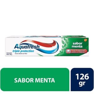 PASTA DENTAL AQUAFRESH TRIPLE PROTECTION 126 g SABOR MENTA