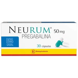 NEURUM 50 mg 30 CAP (PREGABALINA)