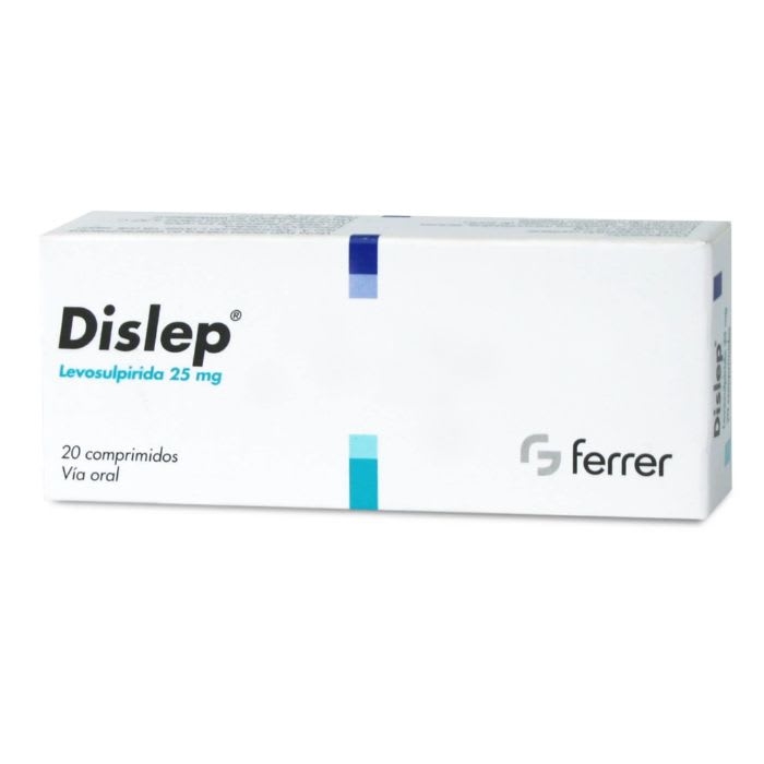 DISLEP® 25 mg 20 COM (LEVOSULPIRIDA): imagen 1