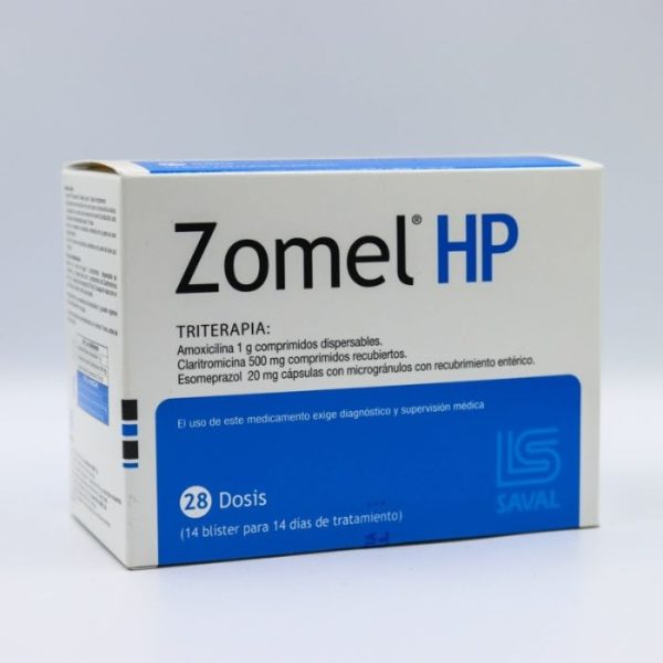 ZOMEL® HP TRITERAPIA 1 g / 500 mg / 20 mg