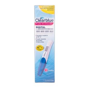 PRUEBA DE EMBARAZO CLEARBLUE PLUS CON PUNTA QUE CAMBIA DE COLOR
