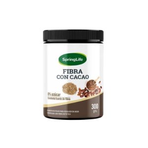 FIBRA CON CACAO SPRINGLIFE 0% AZUCAR 300 grs