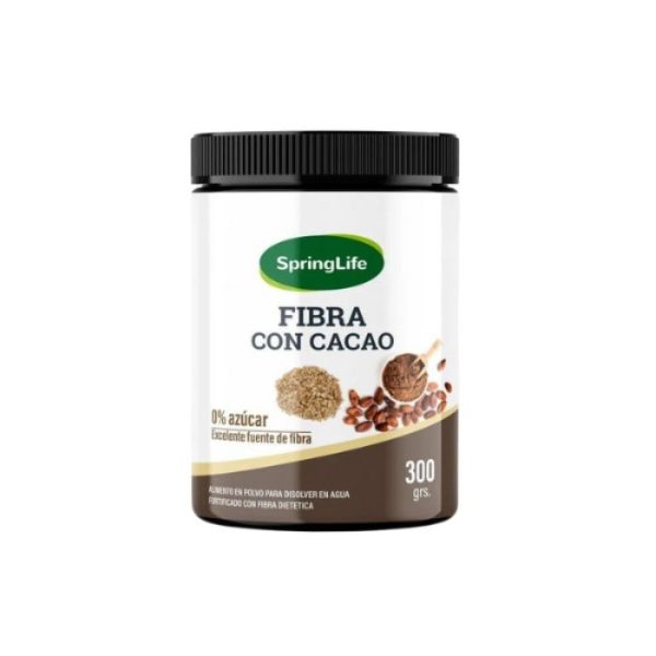 FIBRA CON CACAO SPRINGLIFE 0% AZUCAR 300 grs