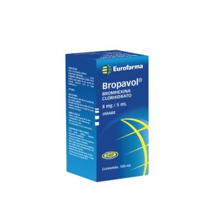 BROPAVOL 8 mg / 5 ml 100 ml (BROMHEXINA CLORHIDRATO)