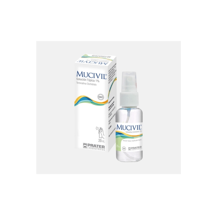 MUCIVIL 1% SOLUCIÓN TÓPICA 15 ml (TERBINAFINA CLORHIDRATO): imagen 1