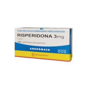 RISPERIDONA 3 mg 100 COM REC BE