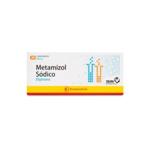 METAMIZOL SODICO DIPIRONA 300 mg 20 COM BE