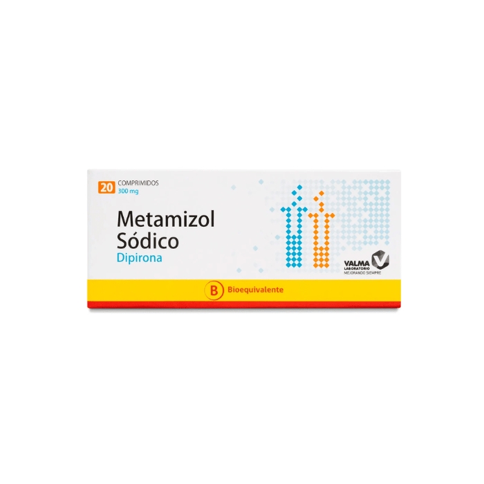 METAMIZOL SODICO DIPIRONA 300 mg 20 COM BE: imagen 1