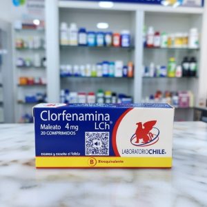 CLORFENAMINA MALEATO 4 mg 20 COM BE