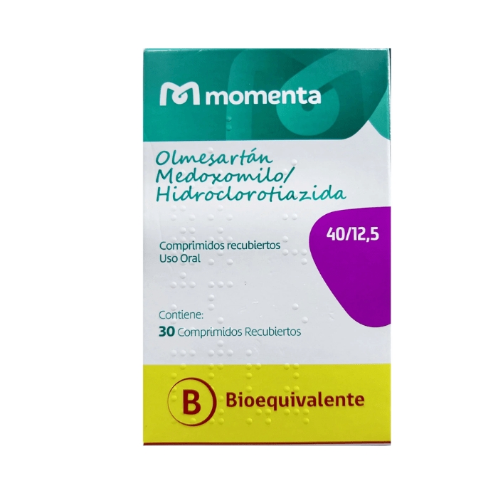 OLMESARTAN MEDOXOMILO / HIDROCLOROTIAZIDA 40 / 12.5 30 COM REC BE: imagen 1