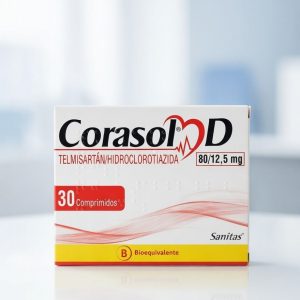 CORASOL D 80 mg / 12.5 mg (TELMISARTÁN HIDROCLOROTIAZIDA BE