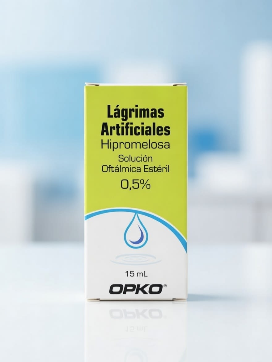 LAGRIMAS ARTIFICIALES HIPROMELOSA SOLUCIÓN OFTÁLMICA ESTÉRIL 0.5 % 15 mL: imagen 1