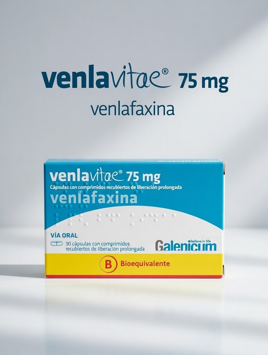 VENLAVITAE 75 mg 30 CAP VENFALAXINA BE: imagen 1
