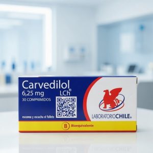 CARVEDILOL 6.25 mg 30 COM BE