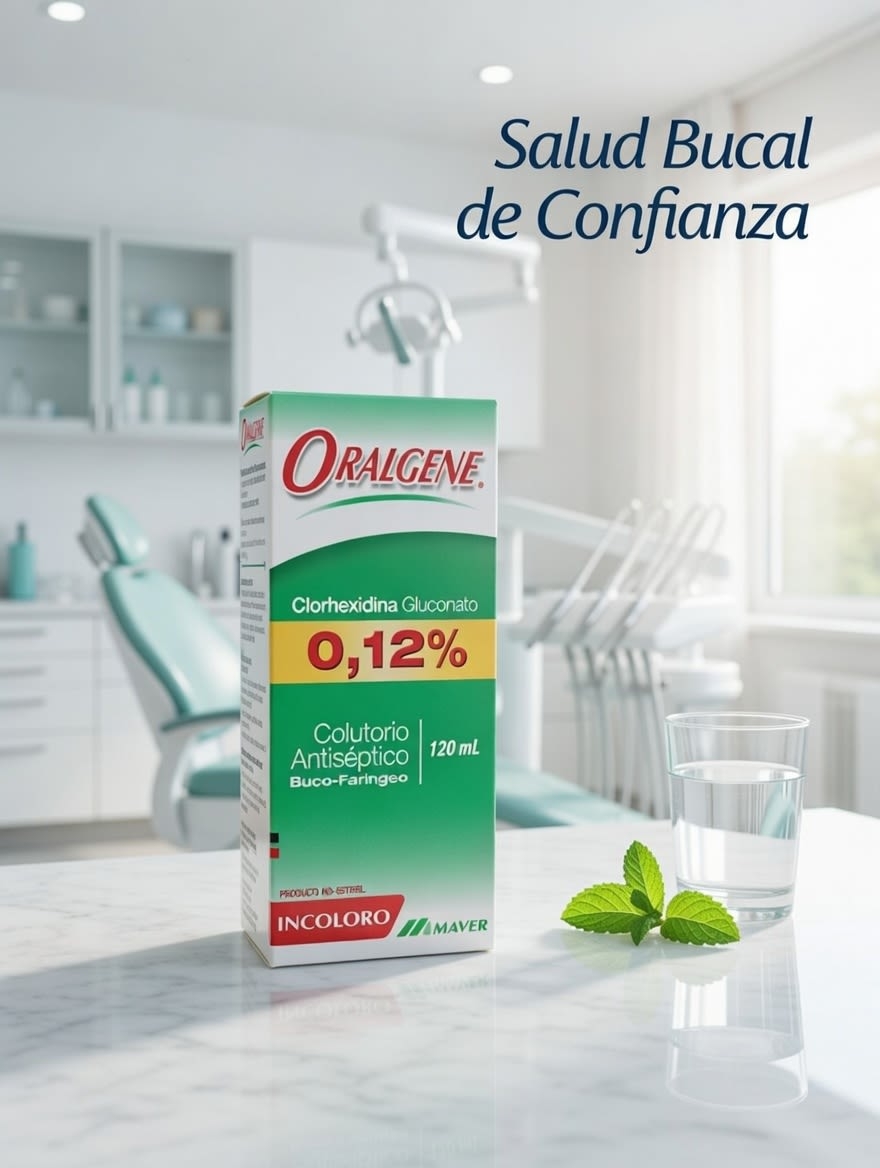 ORALGENE COLUTORIO ANTISEPTICO 0.12 % 120 mL: imagen 1
