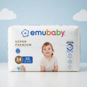 EMUBABY SUPER PREMIUM XG 34 PAÑALES